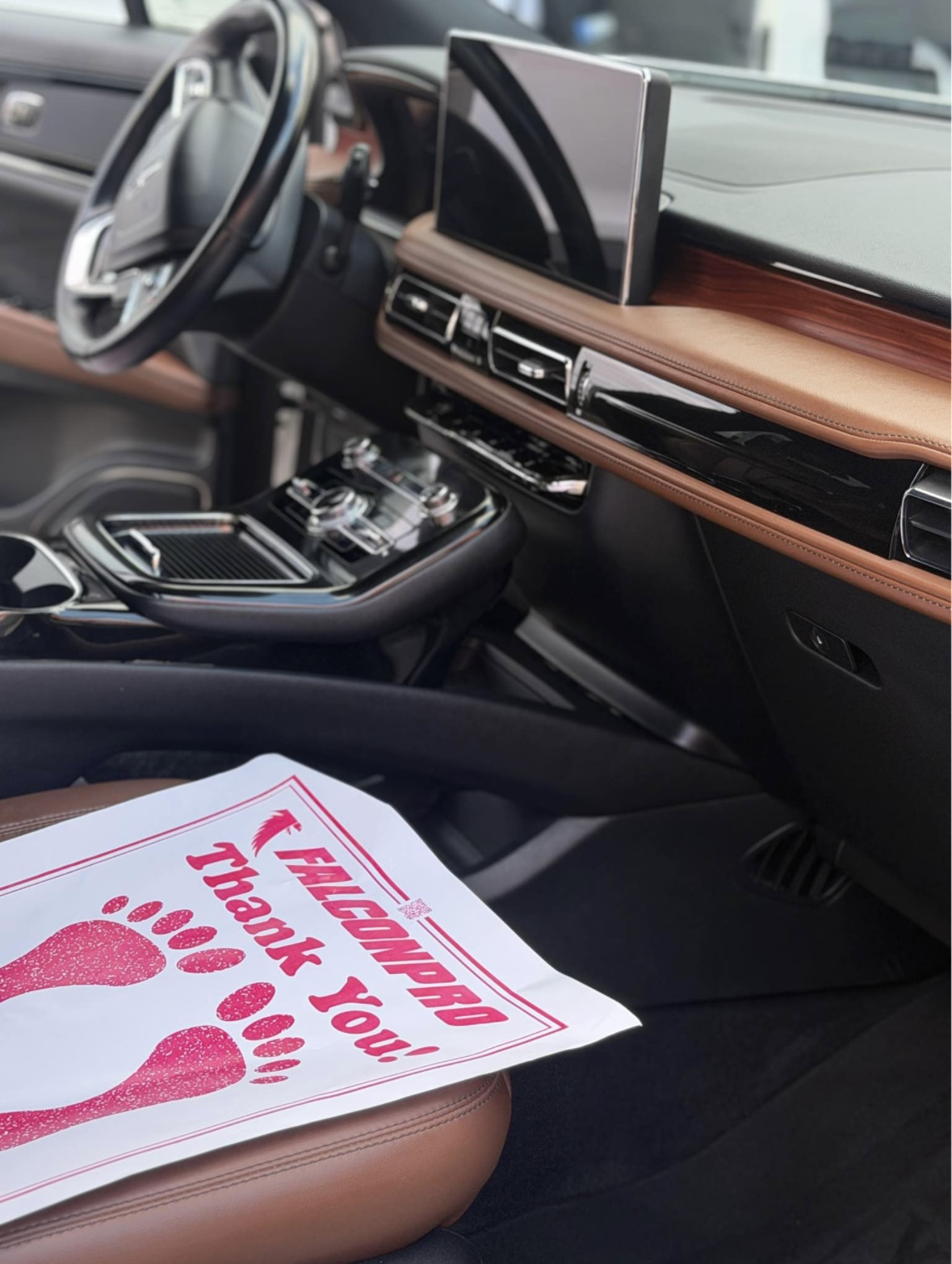 Immaculate luxury vehicle interior after detailing
